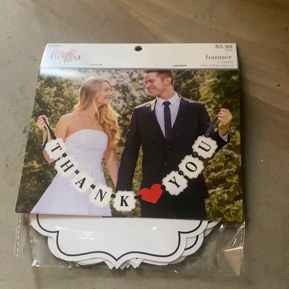 NWT Thank You Banner